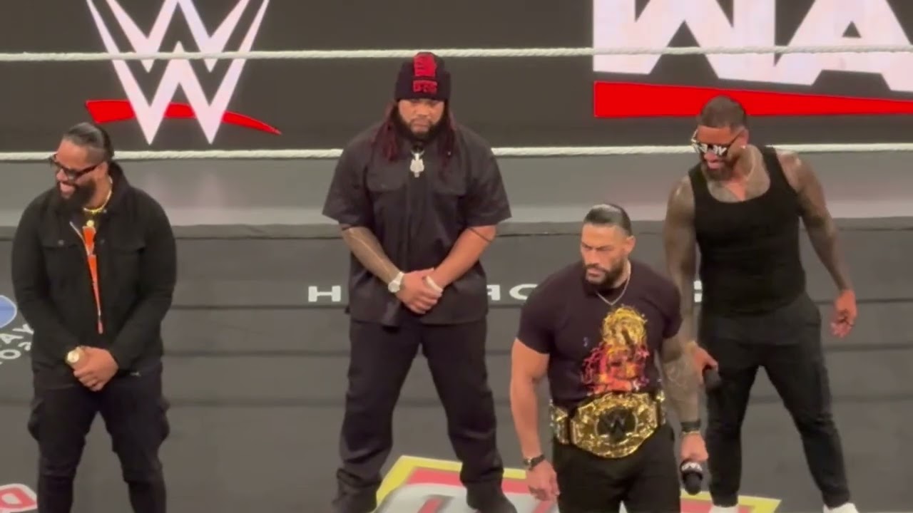 The Bloodline arrives for Monday Night Raw | 06/15/2026 background