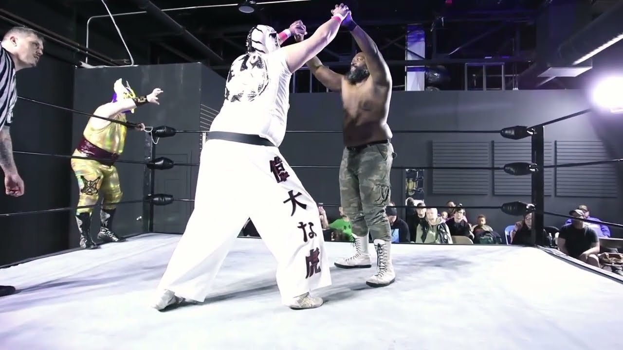 FULL MATCH Abrams Army vs Movado and Great Tiger Studio Sessions 8 background
