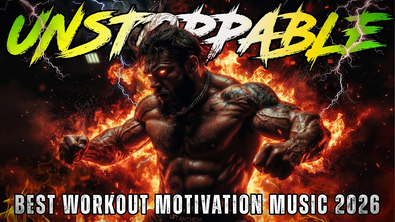 Motivational Workout Music 2026 ⚡ Top Motivational Songs 💪 Best Fitness & Gym Motivation Songs background