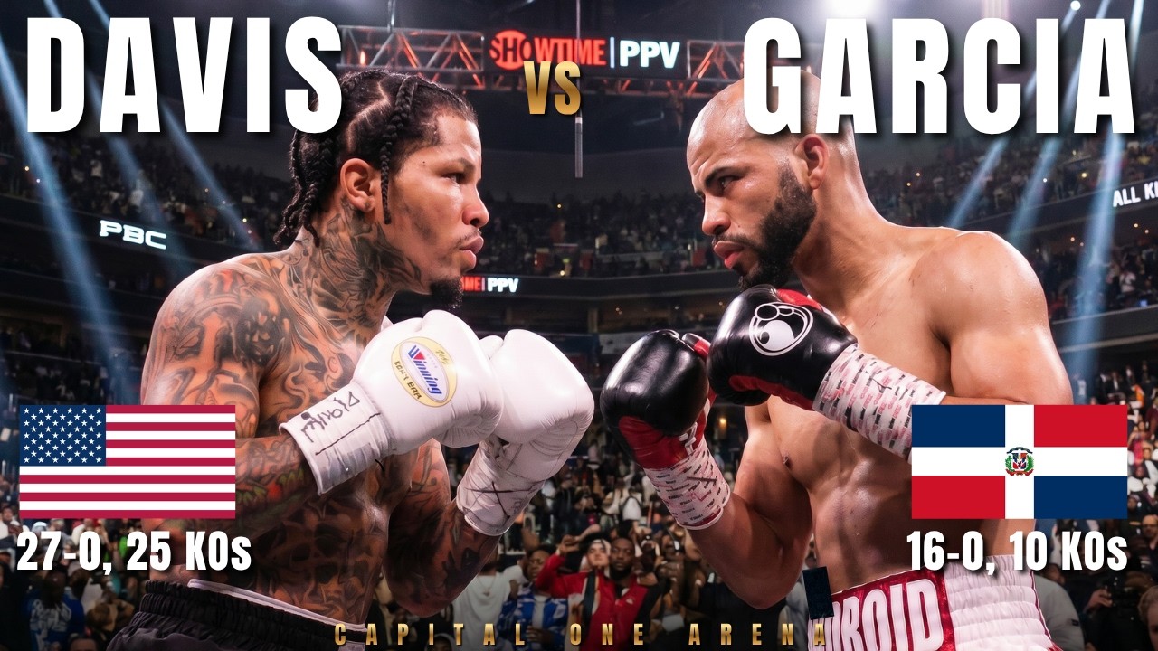 GERVONTA DAVIS (USA) vs HECTOR GARCIA (DOM REP) Fight | DESTROYED! background