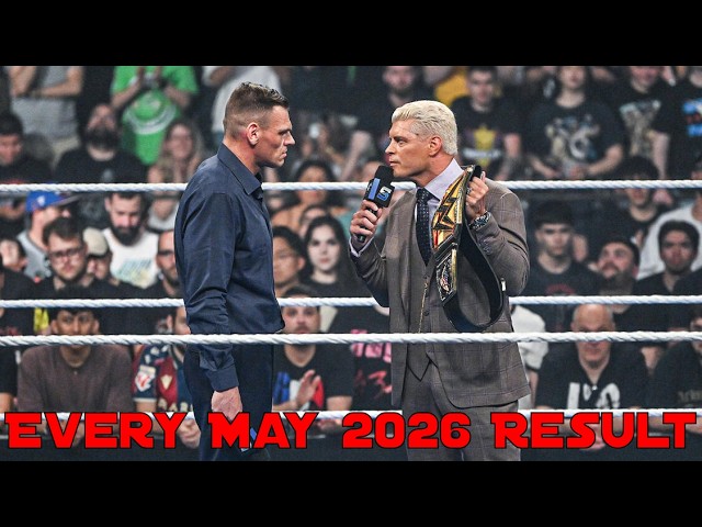 Every WWE May 2026 Result