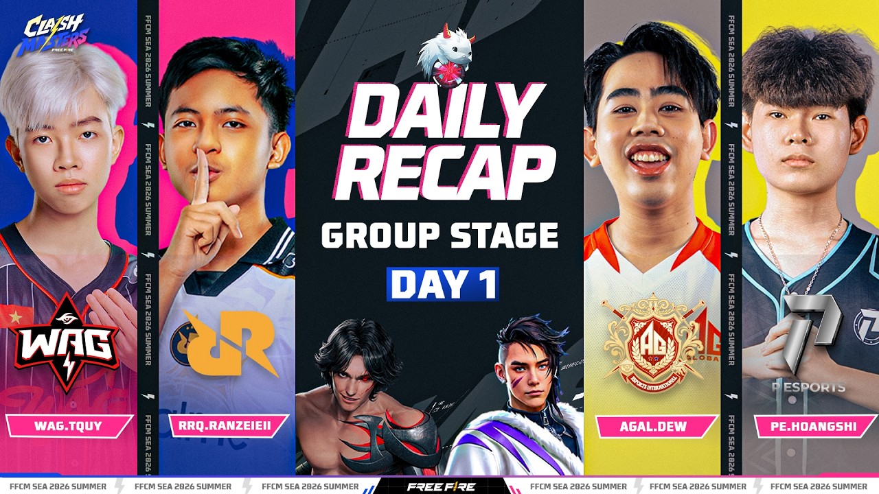 Recap Group Stage Day 1 FFCM SEA background