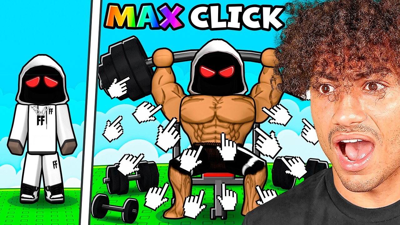 1 CLICK = +1 HEALTH in Roblox! background