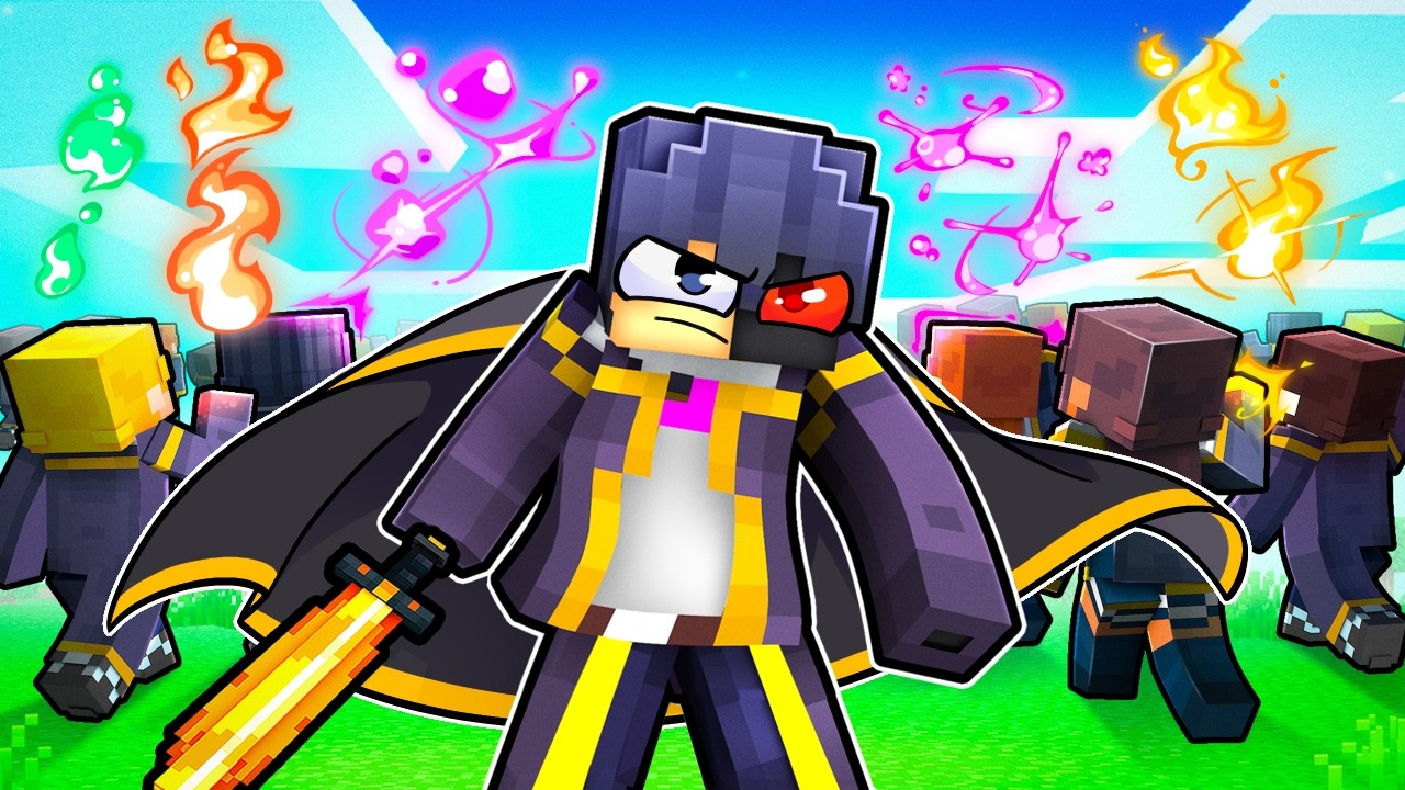 The Last Swordsman on the Minecraft Server… background