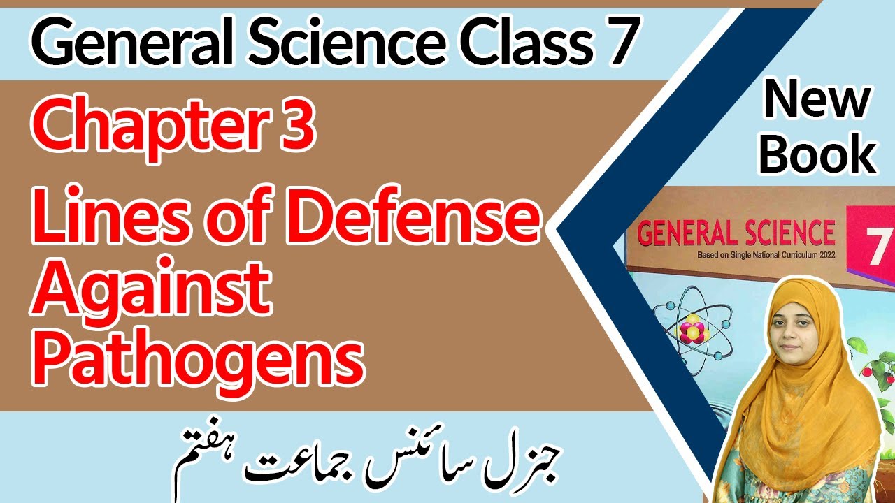 Class 7 General Science Chapter 3- Lines of Defense Against Pathogens - 7th Class Science Chapter 3 background