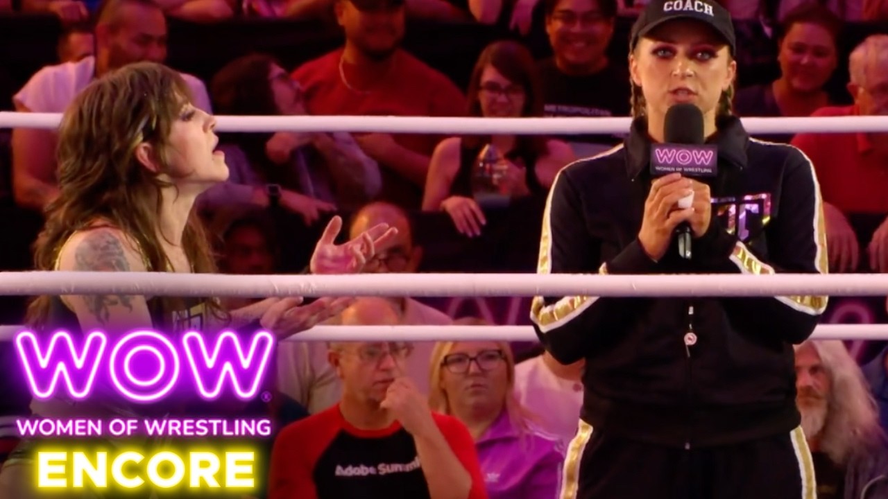 Gloria Passed. Krush is Next. | WOW - Women Of Wrestling background