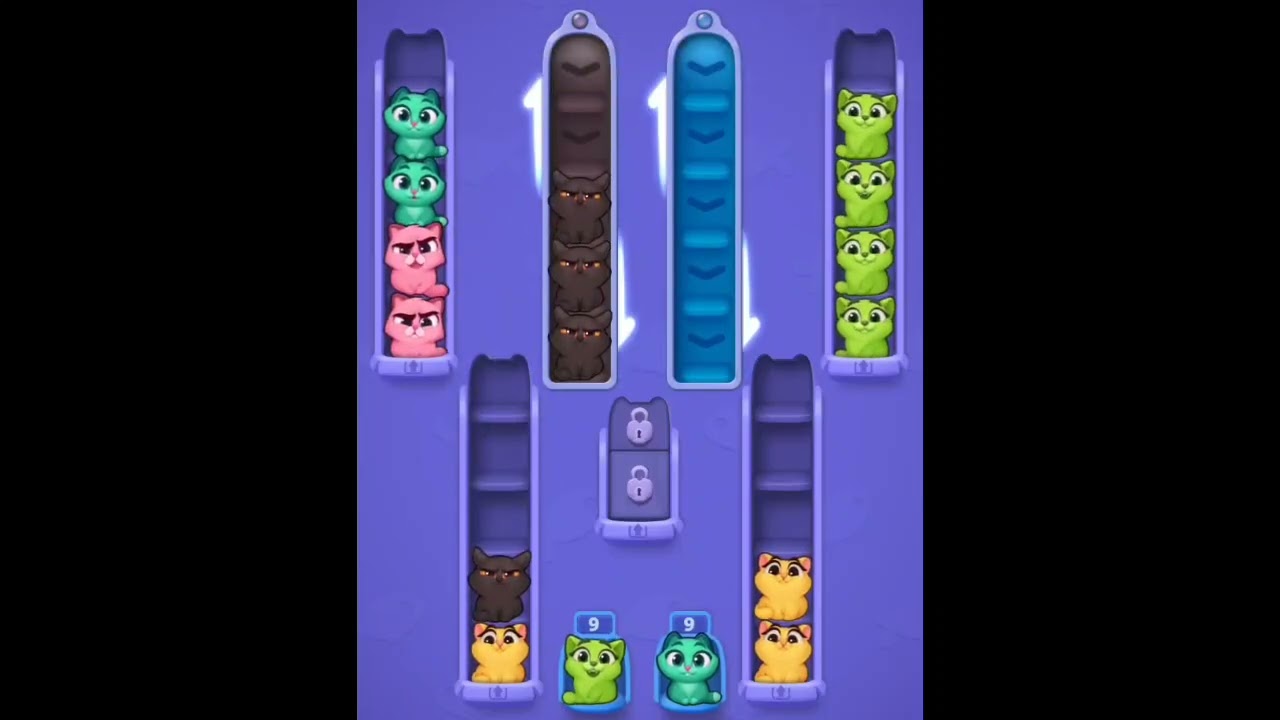 Cat Sort ๐ฑ Gameplay and Walkthrough ๐ฎ Android ๐ฑ iOS ๐ฑ #shorts #fun #gaming #asmr background
