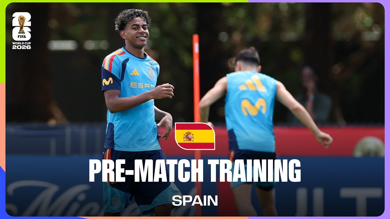 Spain Train Before Austria | FIFA World Cup 2026β’