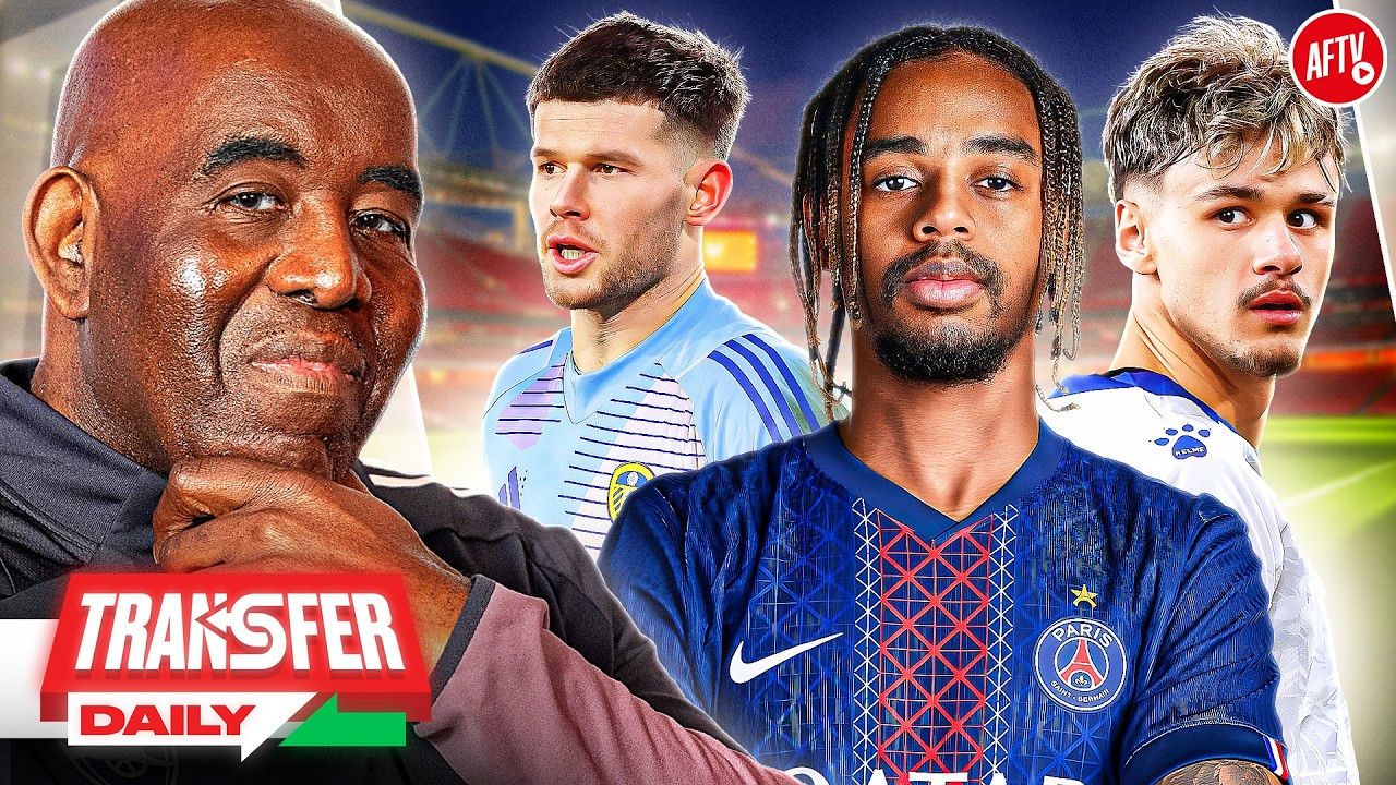 Arsenal STEP UP Barcola Move! Bosnian Winger Talks & New French Keeper Target! | Transfer Daily background