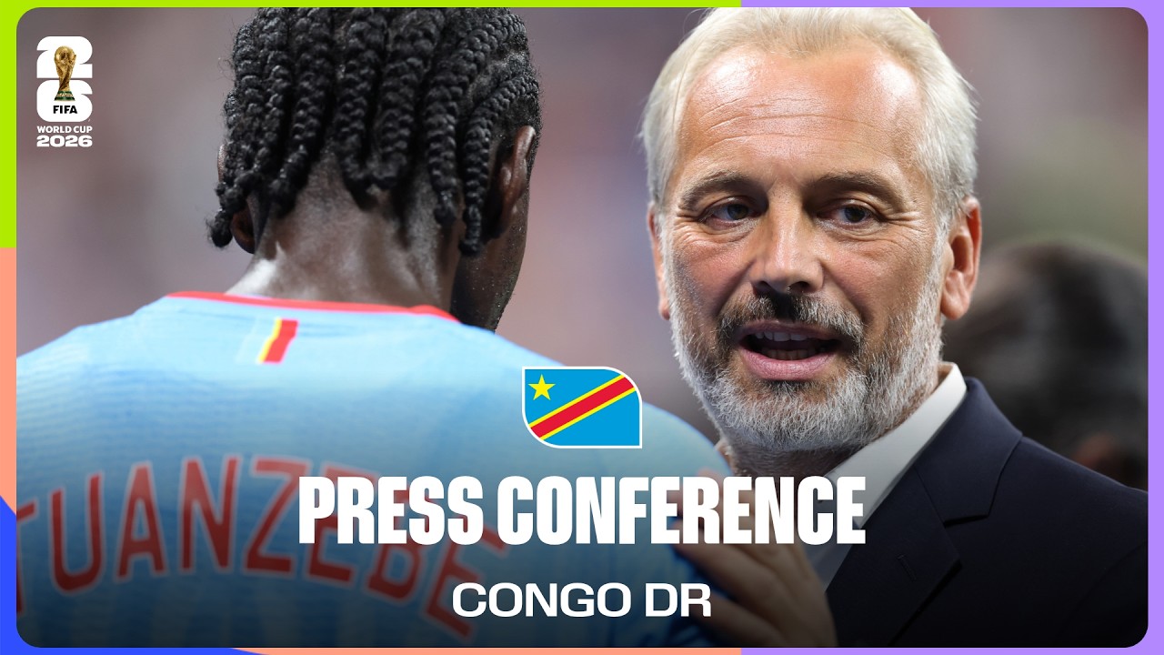 Post-Match Press Conference: Congo DR's Sébastien Desabre On The 2-1 Loss To England background