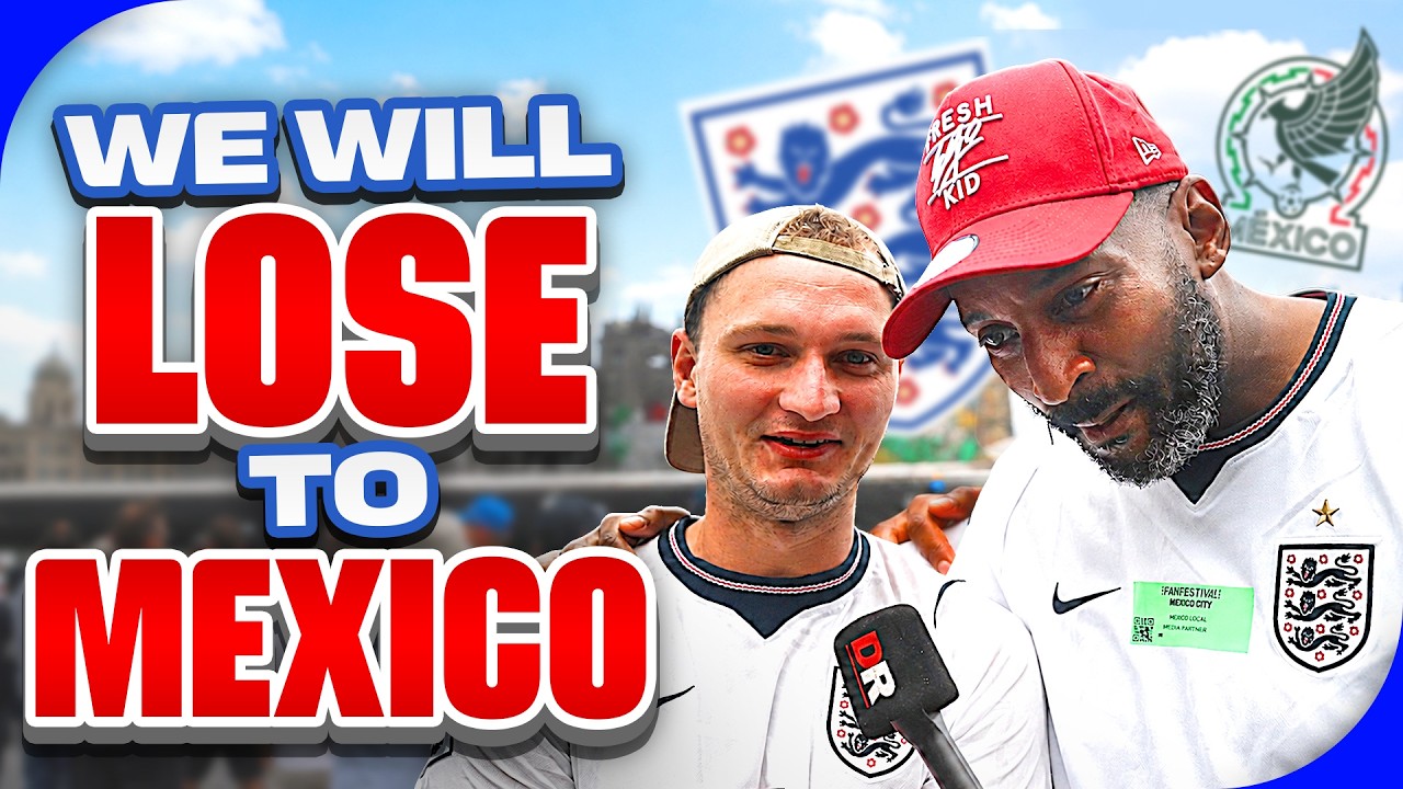 We Will LOSE To Mexico! | England Fans React | ENGLAND 2-1 DR CONGO background