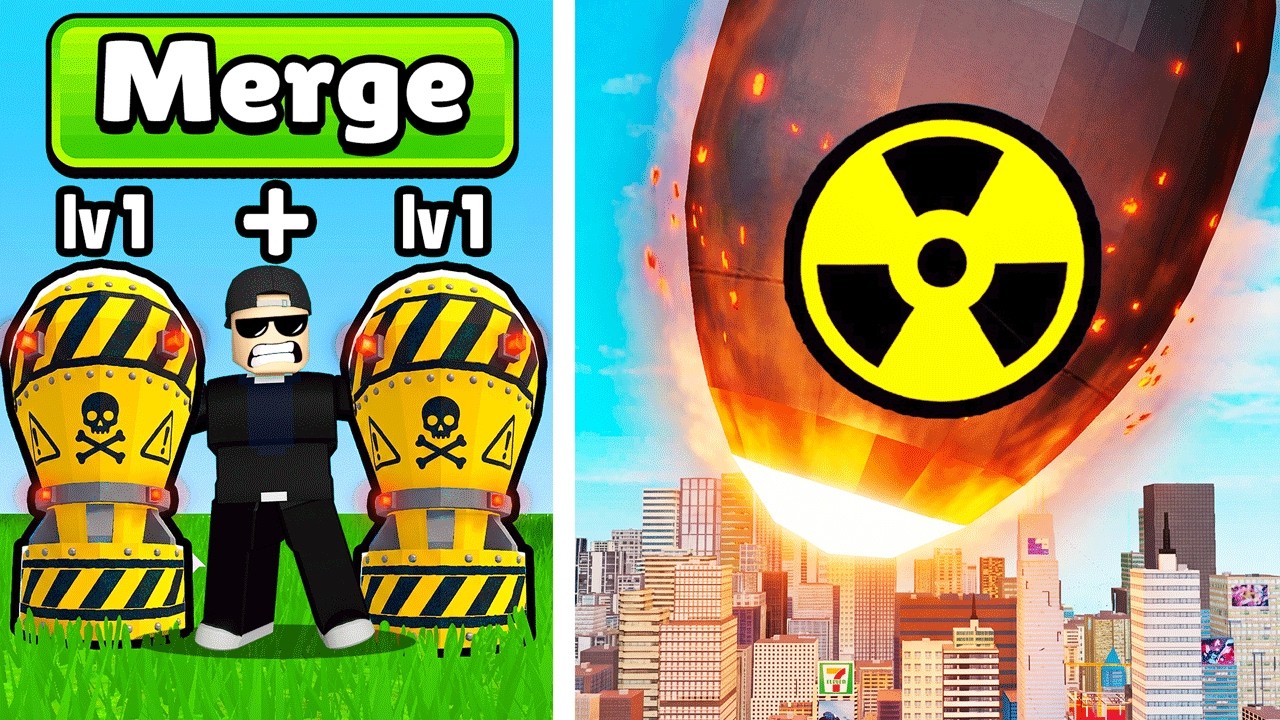 MERGING The BIGGEST NUKE in Roblox background