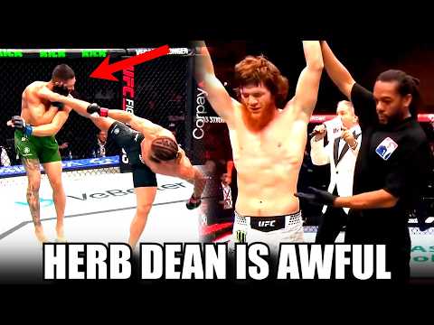 Fiziev's INSANE Knockout...Herb Dean Worst Ref in MMA? (UFC Baku Fight Night Reaction) background