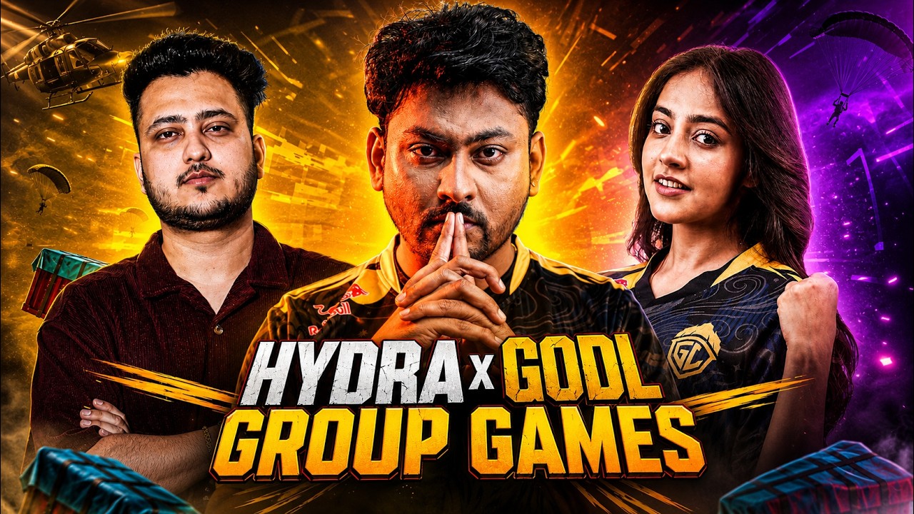 🔴LIVE - HYDRA x GODL Group Games 9 PM | GTA Parkour & Meccha Chameleon background