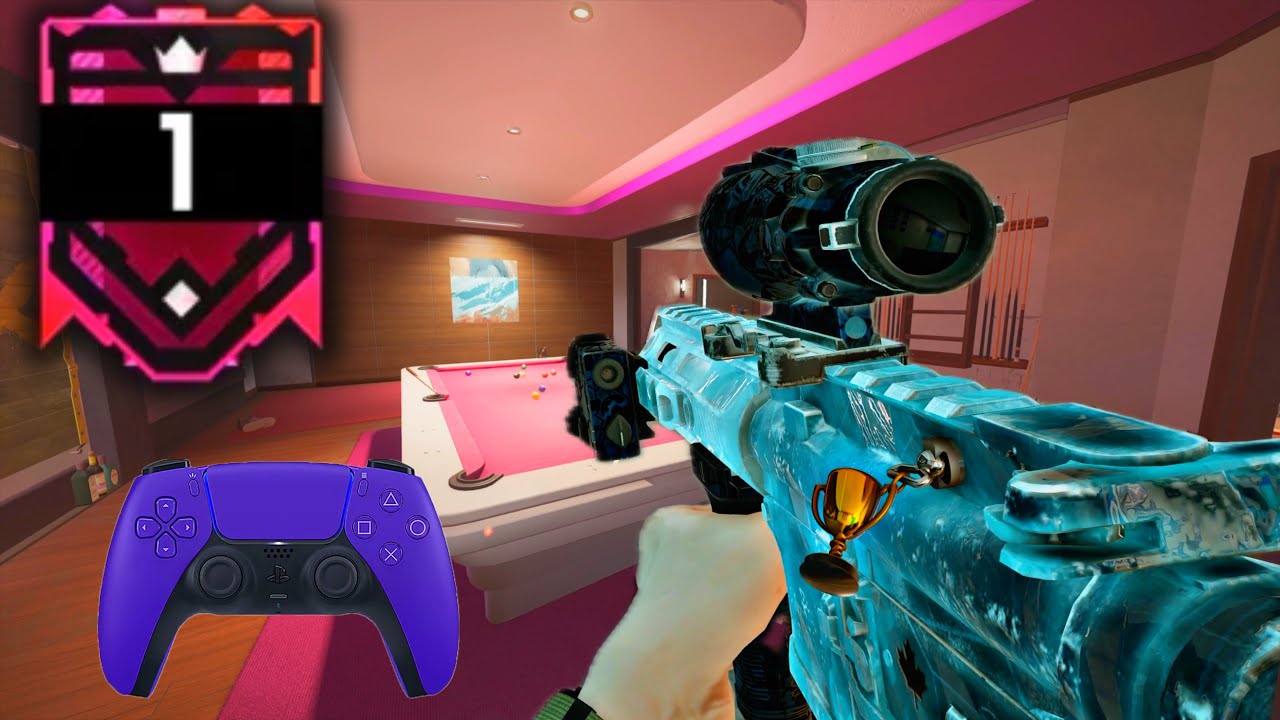 THE #1 MOST AGGRESSIVE CONTROLLER CHAMPION ON RANKED 3.0 RAINBOW SIX SIEGE PS5/Xbox/PC background