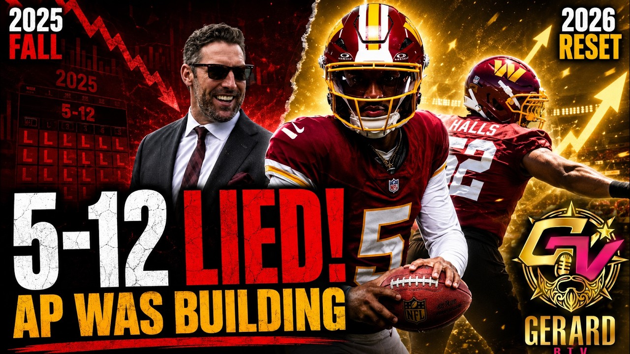 The Commanders 5-12 Season LIED To You… Adam Peters Was Building Something Bigger background