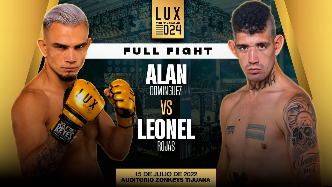 Alan Domínguez vs Leonel Rojas, golpes fulminantes en LUX 024👊🔥 #luxfightleague