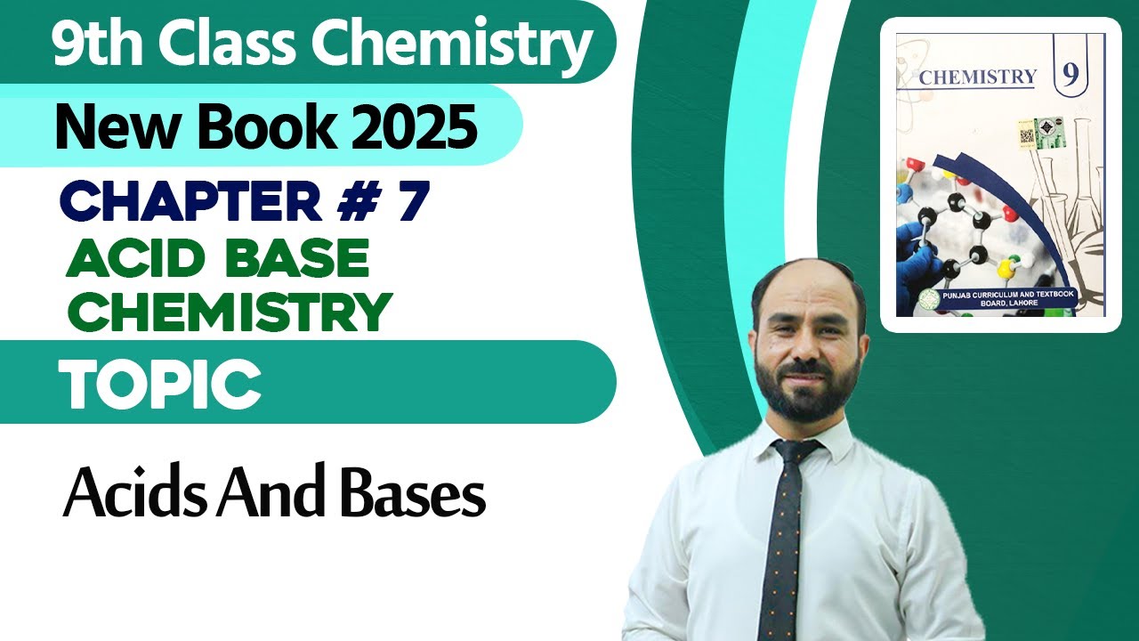 9th Class Chemistry Chapter 7 - New Book 2025 Playlist background