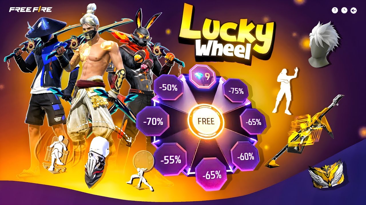 Lol Emote 💥 Next Lucky Wheel Event Ff 🤯🥳| free fire new event | ff new event | new event free fire background