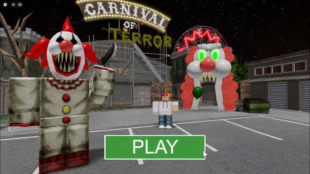 Escape The Carnival of Terror Obby! roblox Gameplay Walkthrough No Death 4K background