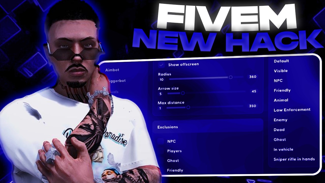 This is the BEST FiveM hack I've ever seen. I tested it on an RP server and was amazed. background