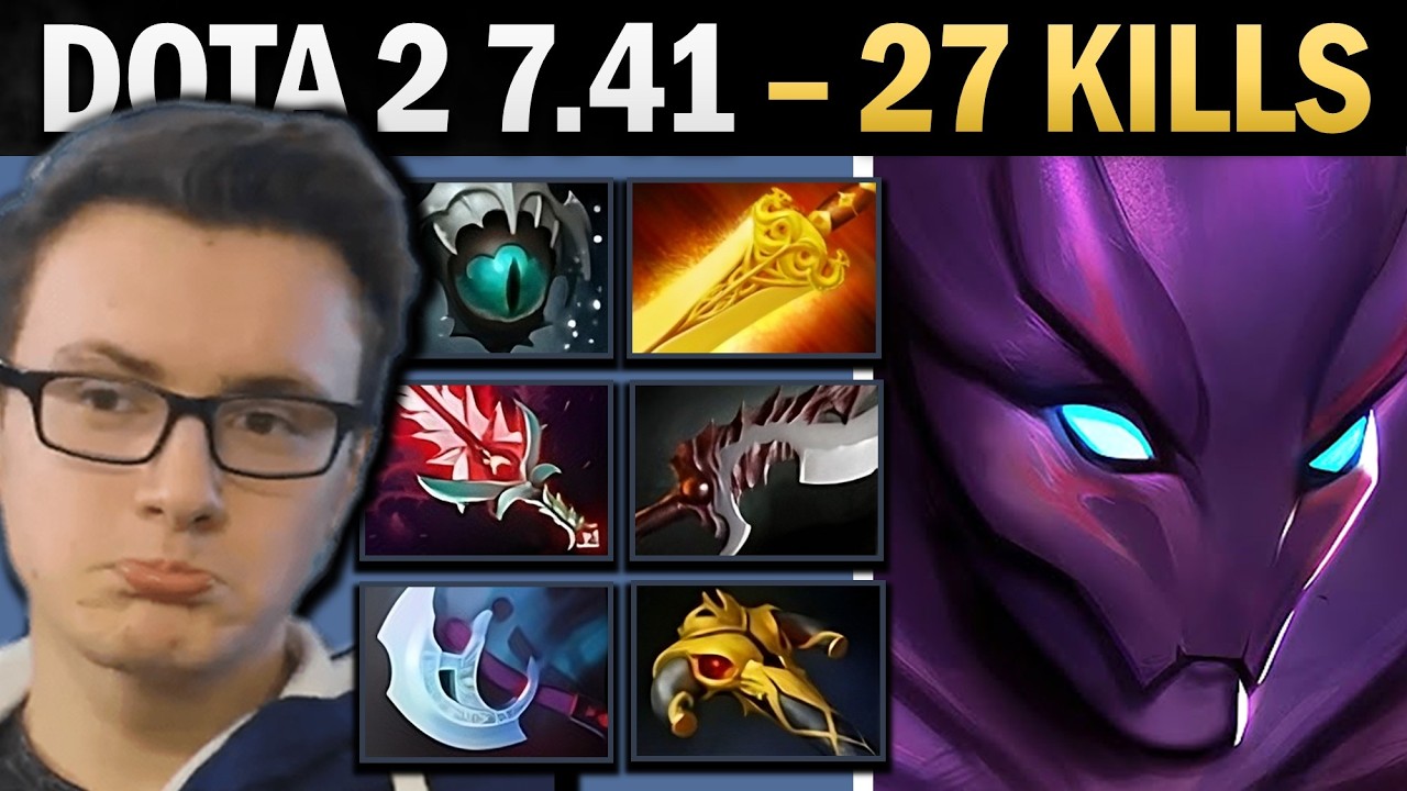 Spectre Dota 2 7.41 with 27 Kills and 1000 GPM - Dota Gameplay background