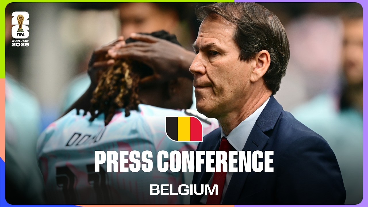 Post-Match Press Conference: Belgium's Rudi Garcia On The 3-2 Win Over Senegal background