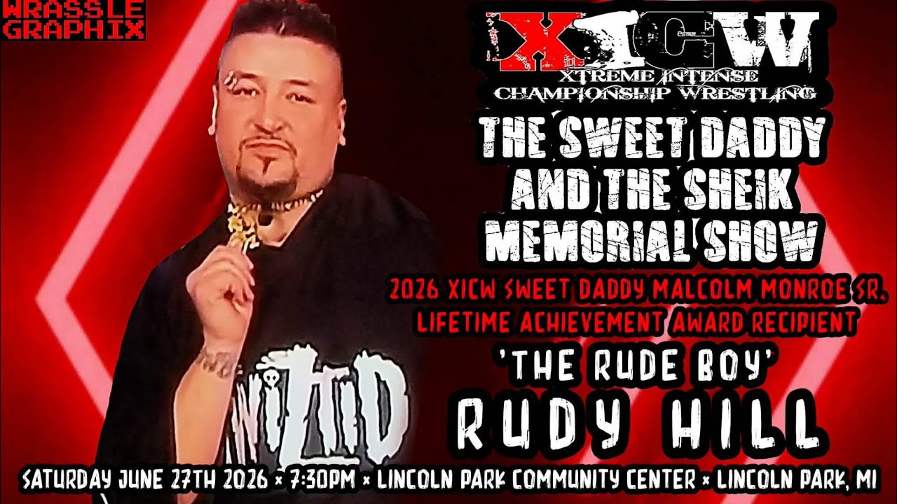 "The Rude Boy" RUDY HILL (Lifetime Achievement Award - 2026 Sweet Daddy & Sheik Memorial Show) background