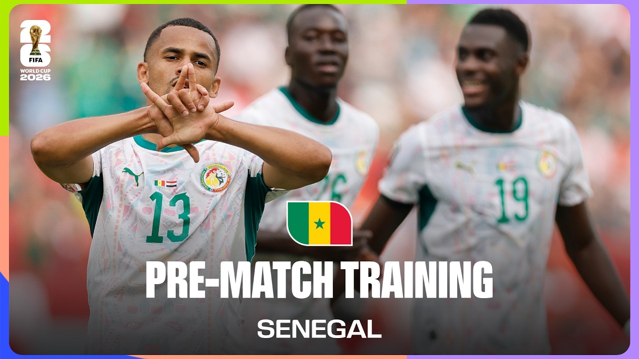 Senegal Train Before Belgium | FIFA World Cup 2026™ background