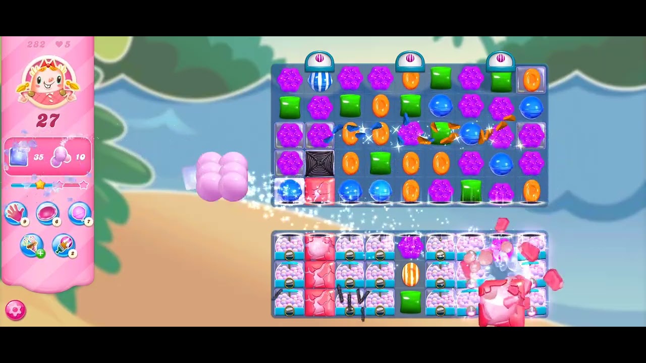 Candy Crush Saga Levels 276 to 285 background