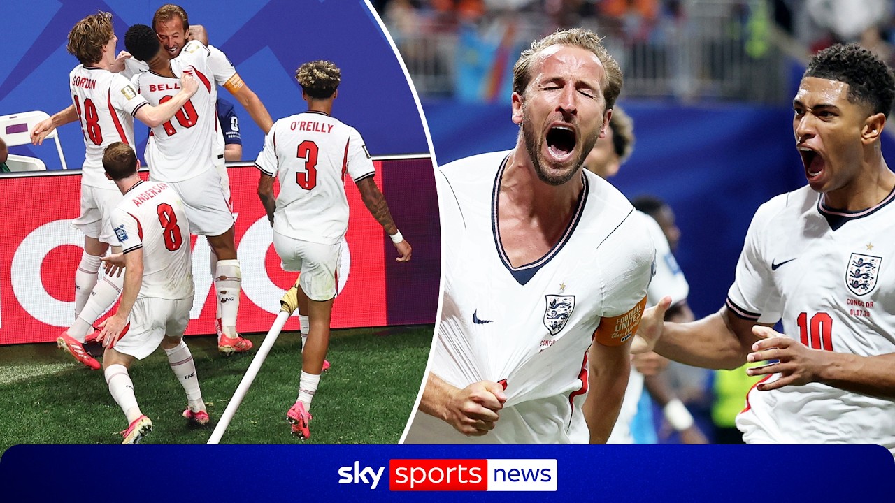 IMMEDIATE REACTION! Harry Kane rescues England to knock out DR Congo background