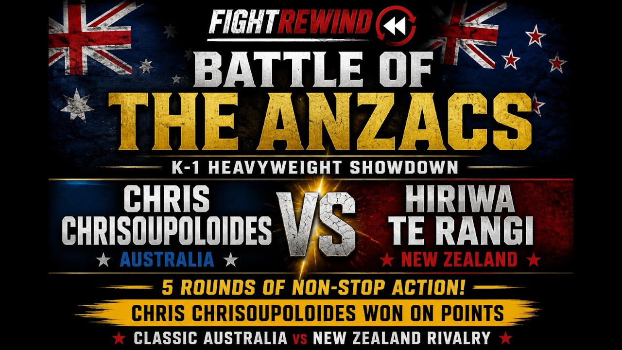 🥊 CHRIS CHRISOUPOLOIDES vs HIRIWA TE RANGI 🥊Battle of the Anzacs – Australia vs New Zealand