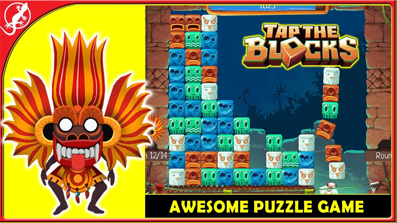 Tap The Blocks : Awesome New Puzzle Game ! (iOS Gameplay) background