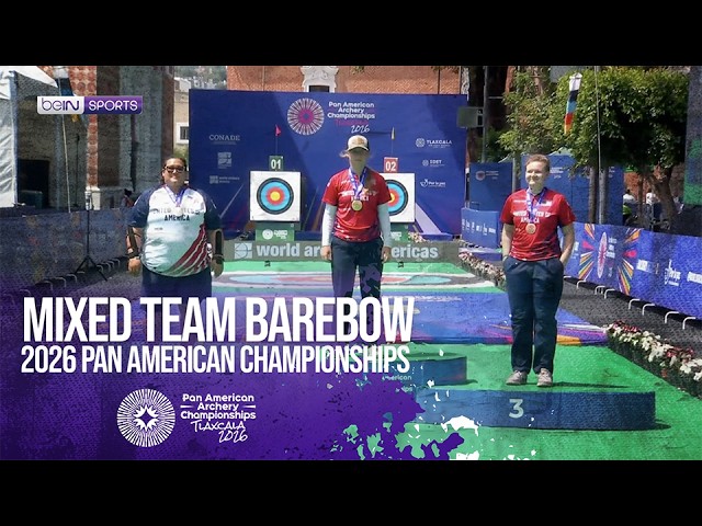 Mixed Team Barebow at the 2026 Pan American Championships | beIN SPORTS USA background