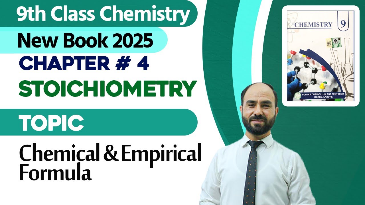 9th Class Chemistry Chapter 4 - New Book 2025 Playlist background