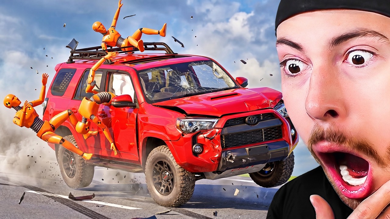 MOST INSANE CAR CRASH ANIMATIONS ON YOUUTBE..?! background