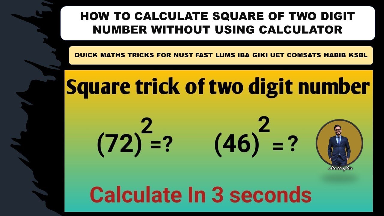 QUICK MATHS TRICKS background