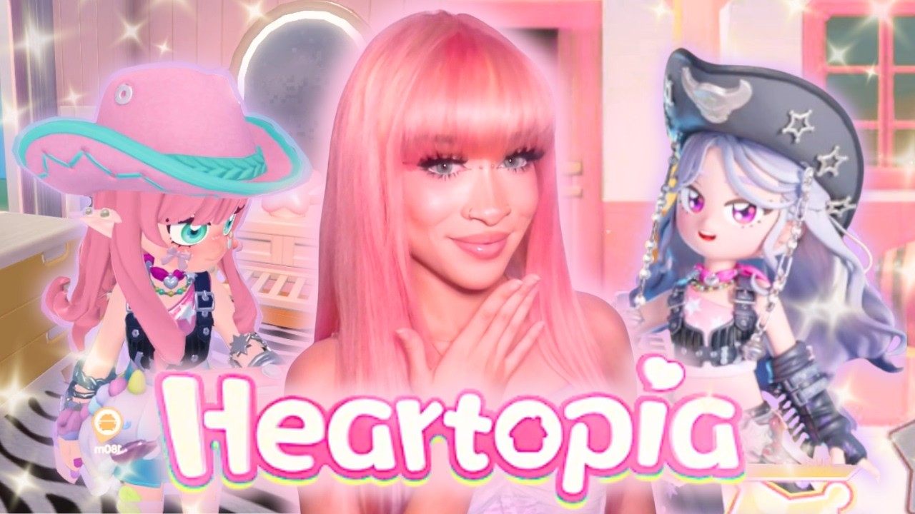 Y2K Cowgirl Fashion & Friends 🤠🩷✨ | Heartopia background