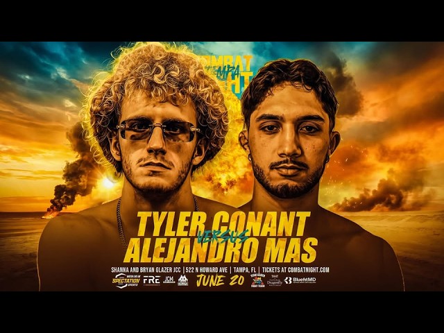 Alejandro Mas vs. Tyler Conant - Combat Night Tampa background