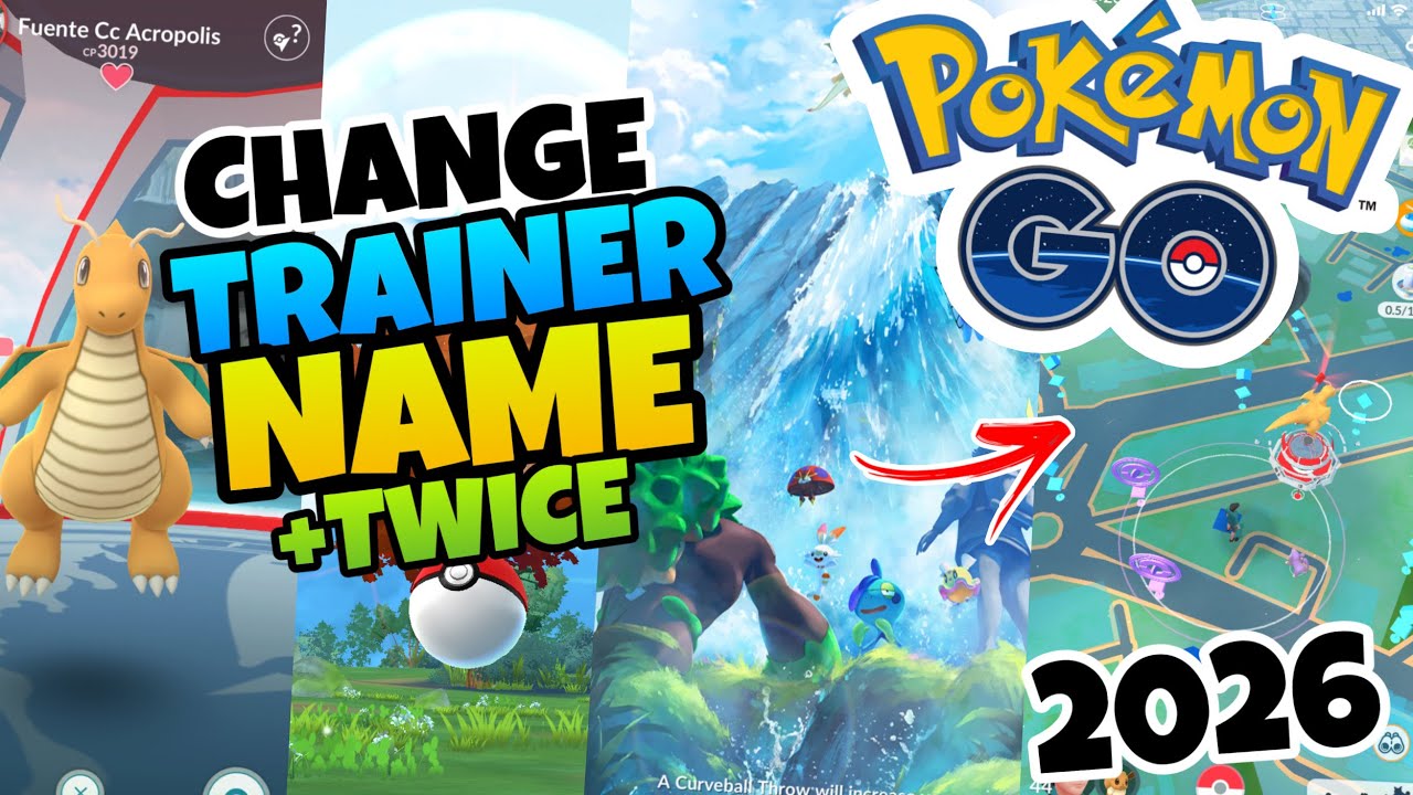 👉 How To Change Trainer Name in POKEMON GO 🔥 2026 Step-by-Step Guide background