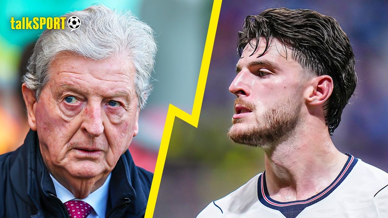 "CREATES A VOID!" Roy Hodgson QUESTIONS Declan Rice at Right-Back for England! background