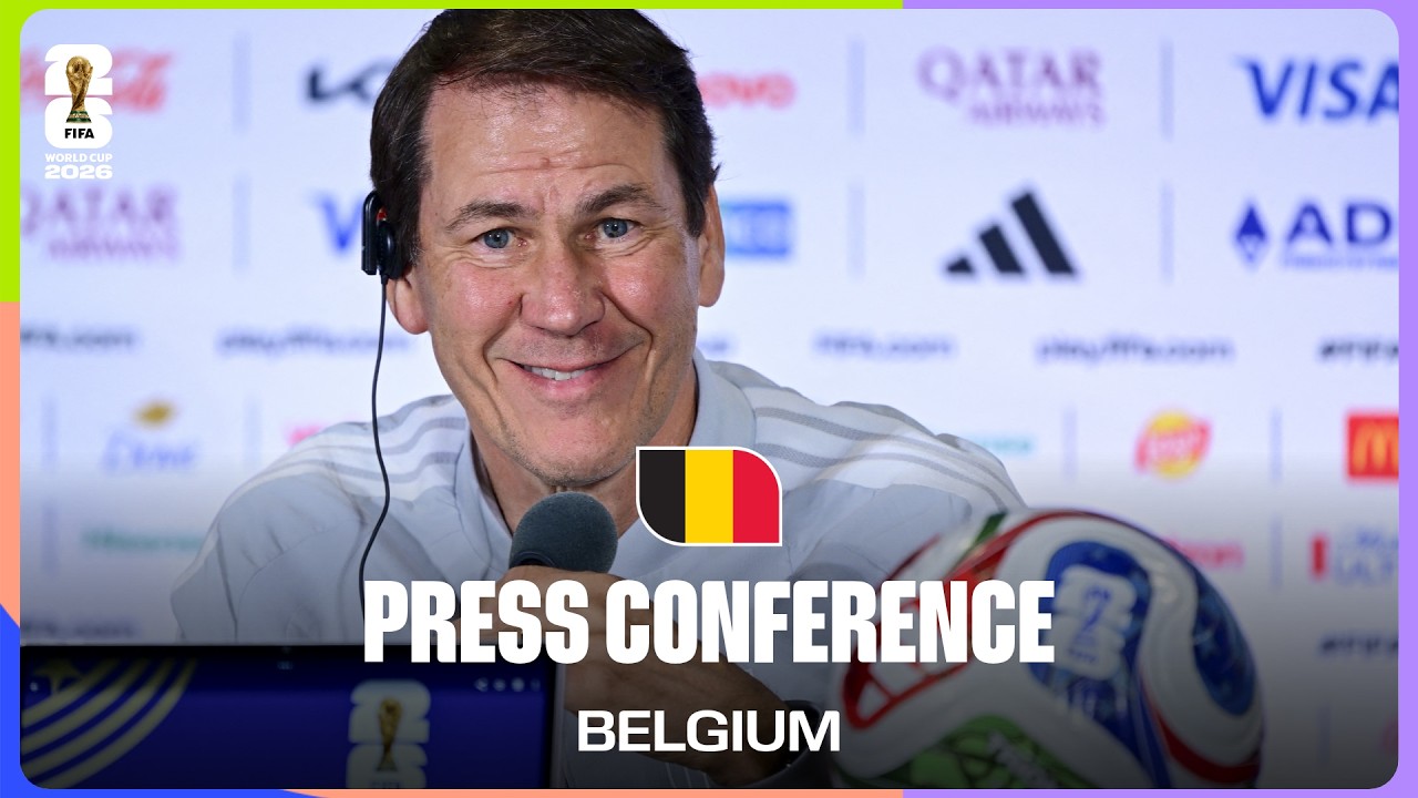 Belgium On Playing Senegal | Rudi Garcia & Charles De Ketelaere Take Questions background