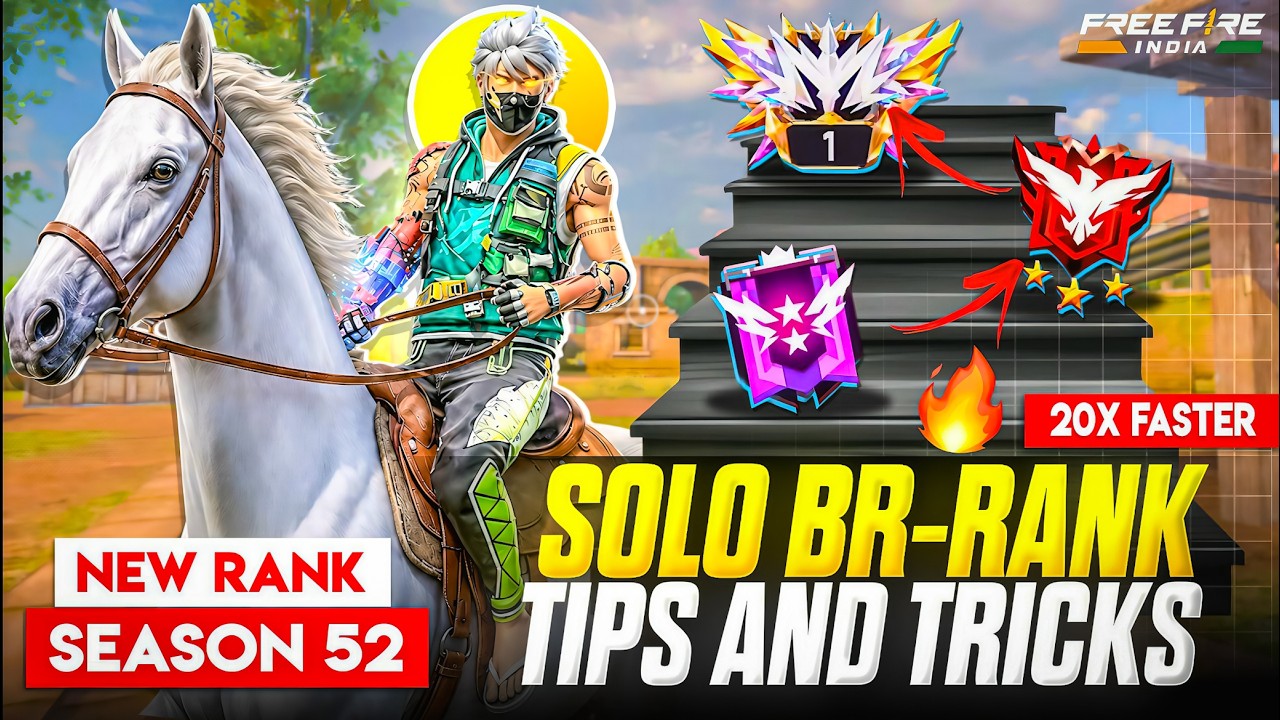Solo Rank Push Secret Grandmaster Strategy | Win Every Solo Match Tips And Tricks | Bot Lobby Trick background