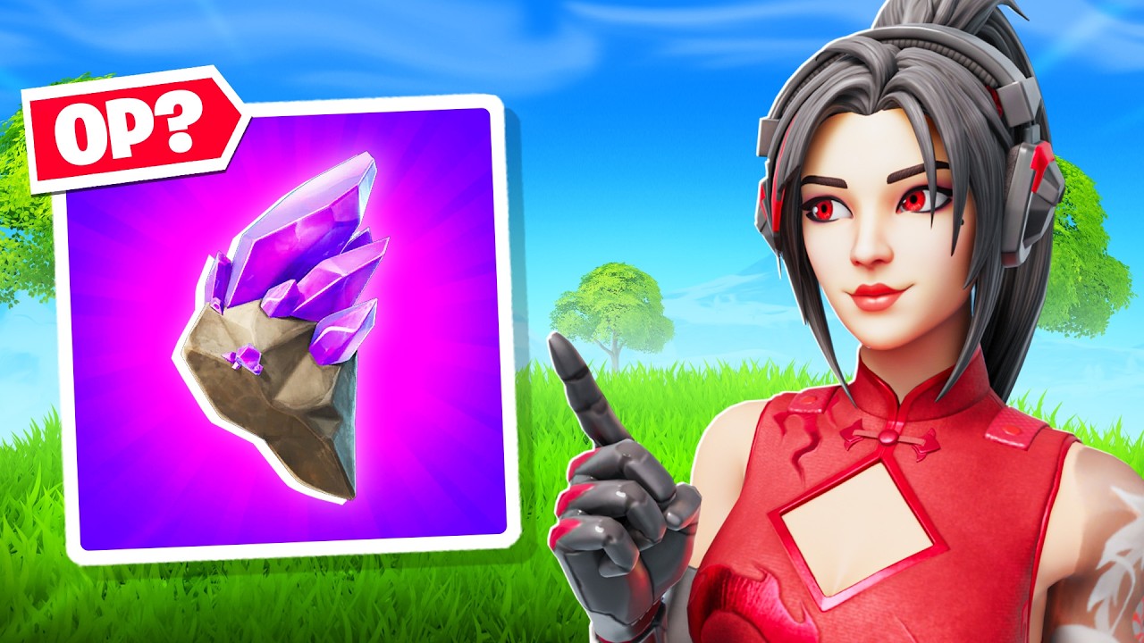 Shock Rocks Are Overpowered In Fortnite Season 3 background