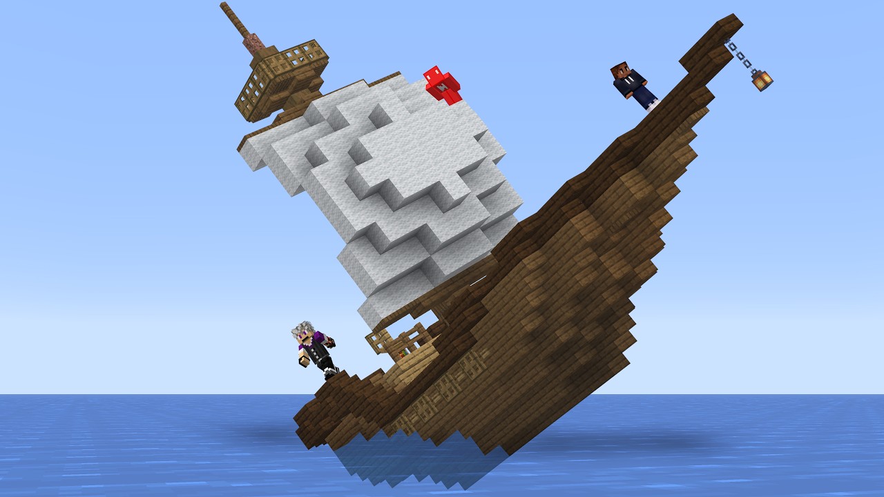 Last Boat Standing Wins in Minecraft background