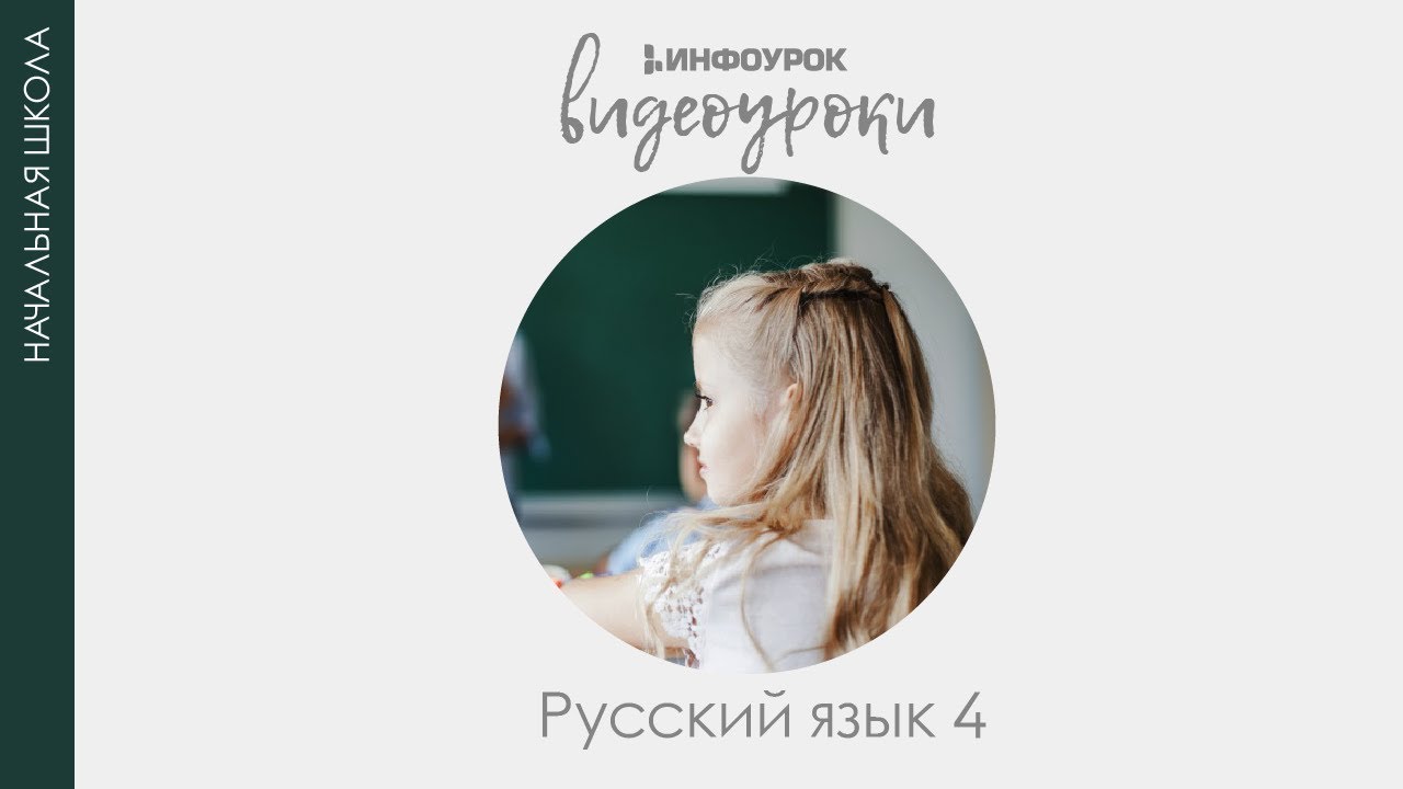 ВИДЕОУРОКИ: Русский язык 4 класс background