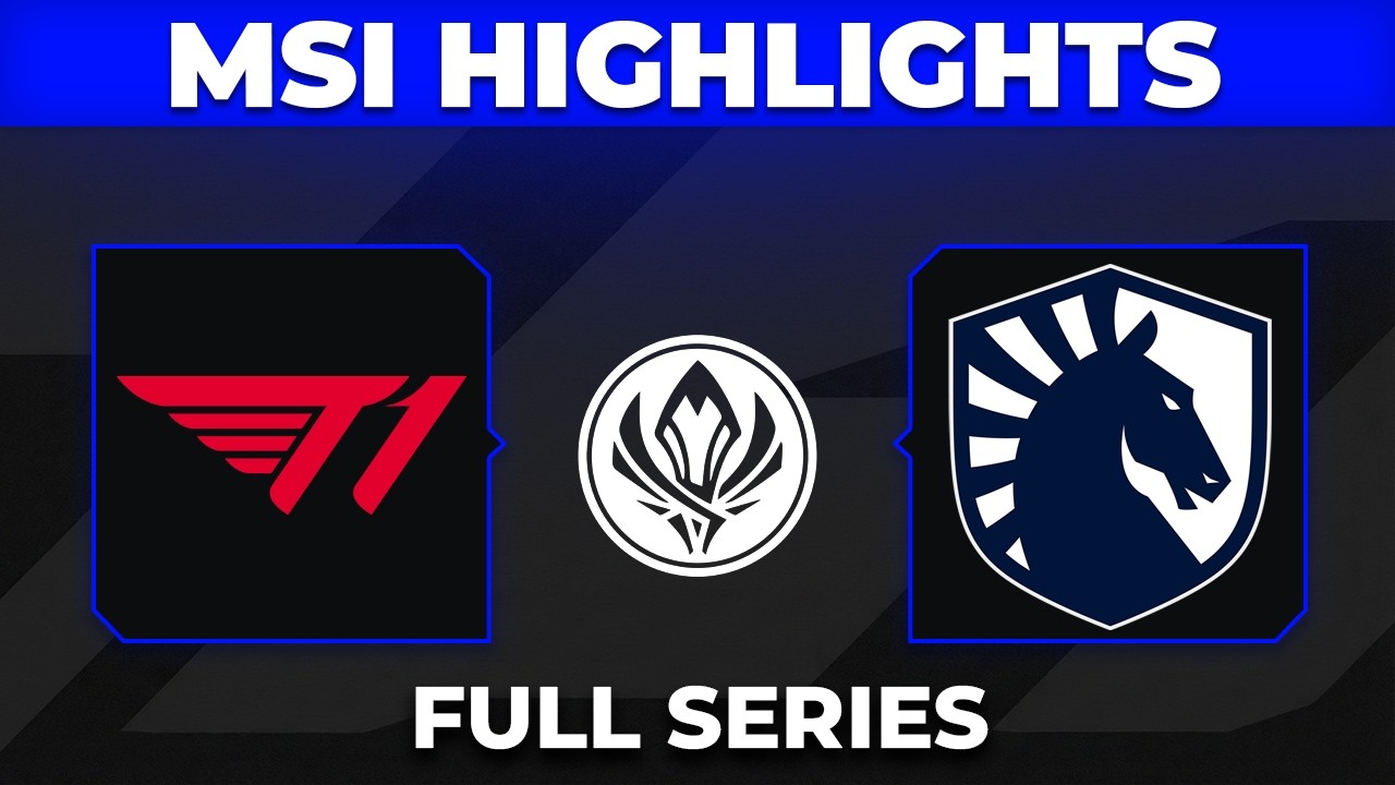 T1 vs TL ALL GAMES Highlights | MSI 2026 Play-In | T1 vs Team Liquid background