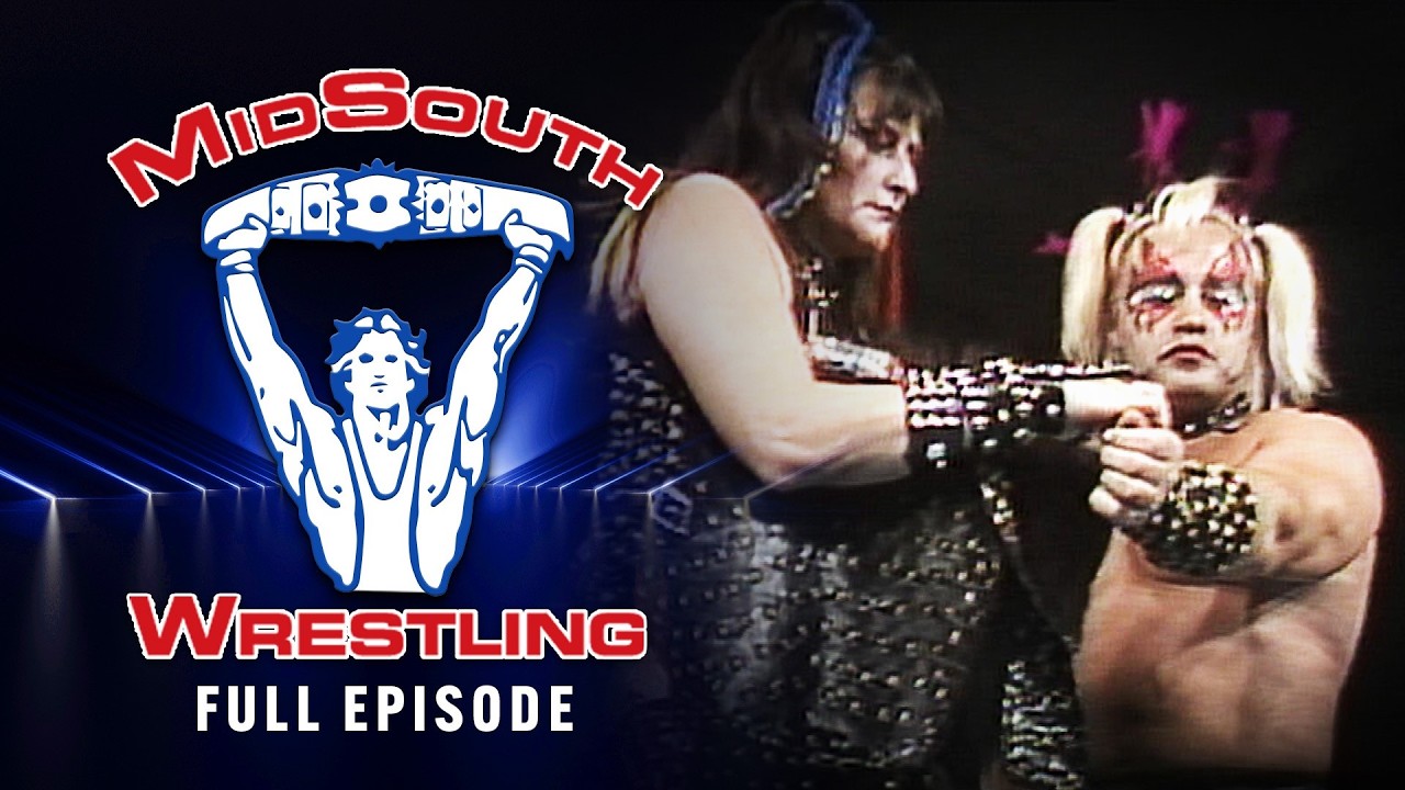 FULL EPISODE: Street & Dundee clash; Magnum TA vs. Ted DiBiase: Mid-South Wrestling, Nov. 16, 1984 background