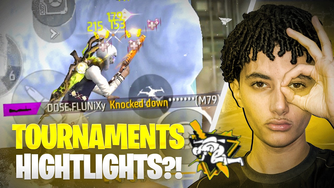 booom 🔥 FREE FIRE TOURNAMENT HIGHLITS 🏆 FLUNIX FF 🔥 background