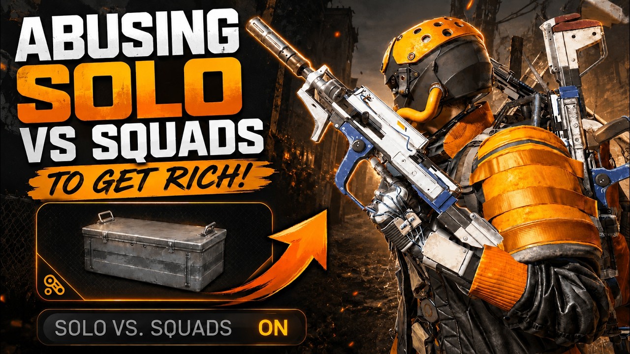 ABUSING SOLO vs SQUADS to GET RICH | (LOADED BOBCAT) ARC RAIDERS background